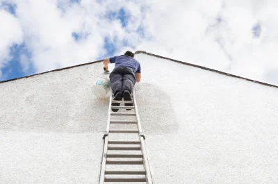 Peinture extérieure à Goudet — façades et ravalement